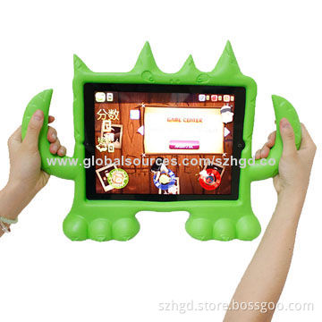 Leather protective case for iPad with a unbreakable monster design, anti-dirt and anti-heat